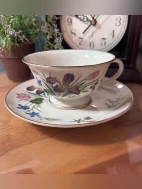 (UT) Vintage Franciscan "Mariposa" Cup and Saucer